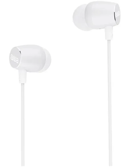 Aiwa ESTM-30WT Auriculares Blancos