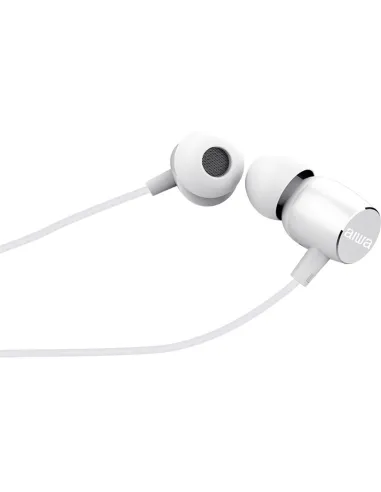 Aiwa ESTM-30WT Auriculares Blancos