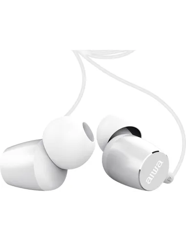 Aiwa ESTM-30WT Auriculares Blancos