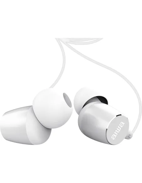 Aiwa ESTM-30WT Auriculares Blancos