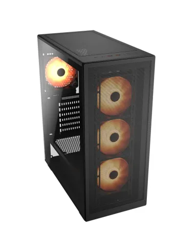 Cougar MX220 RGB 382AC80.0001 Midi Tower Cristal Templado Negro