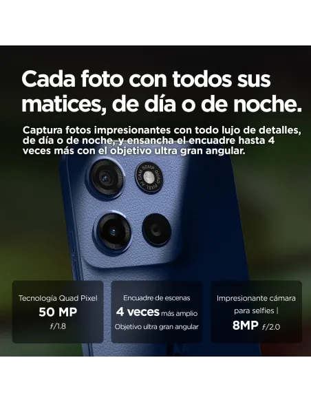 Motorola Moto G15 8/512GB Azul Oscuro