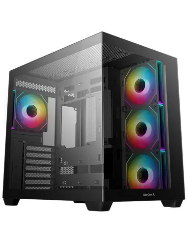 DeepCool CG530 4F Midi Tower Cristal Templado Negra