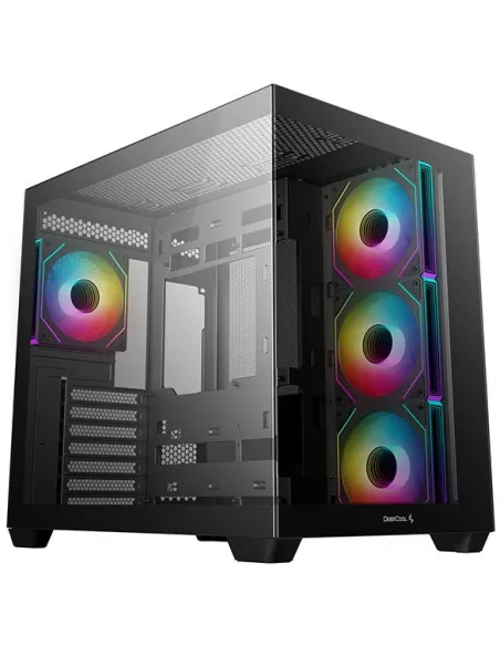 DeepCool CG530 4F Midi Tower Cristal Templado Negra