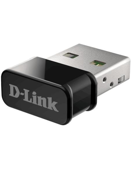 D-Link DWA-181 Adaptador Inalámbrico USB MU-MIMO AC1300 Wifi 5 Doble Banda Negro