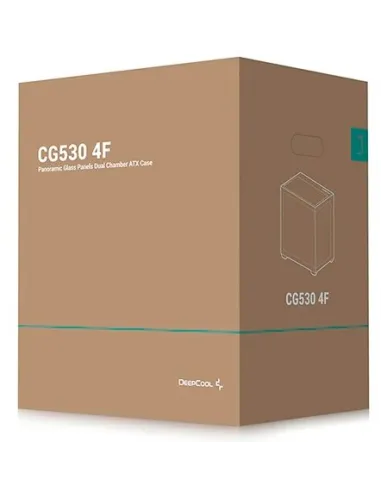 DeepCool CG530 4F Midi Tower Cristal Templado Negra