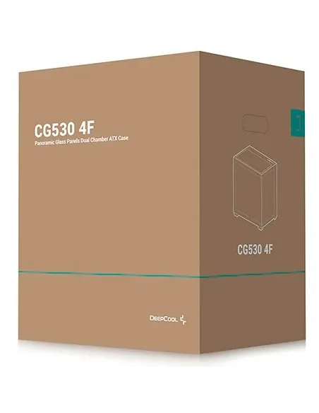 DeepCool CG530 4F Midi Tower Cristal Templado Negra