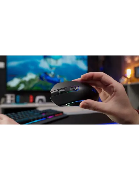 The G-Lab KULT-XENON Ratón Gaming Inalámbrico RGB 7200 DPI