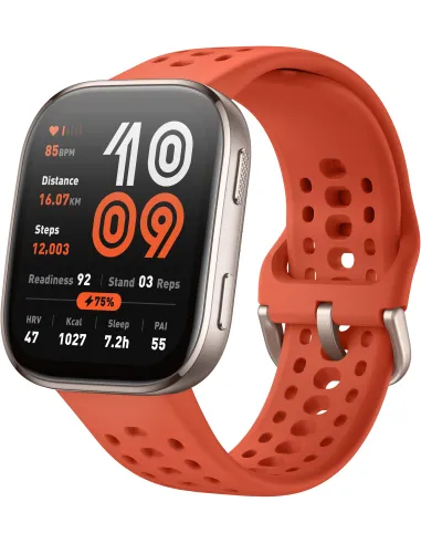 Amazfit Bip 6 Red Reloj Smartwatch 1.97" 2000nits Mapas Offline 140 Deportes