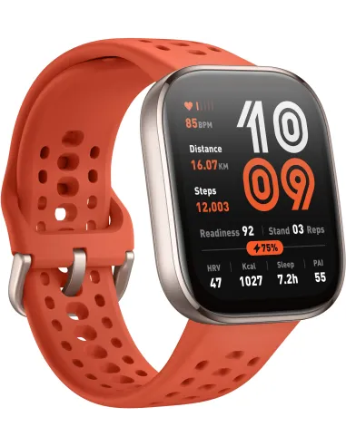 Amazfit Bip 6 Red Reloj Smartwatch 1.97" 2000nits Mapas Offline 140 Deportes
