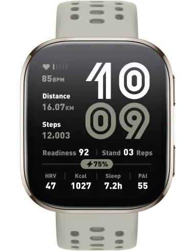 Amazfit Bip 6 Stone Reloj Smartwatch 1.97" 2000nits Mapas Offline 140 Deportes