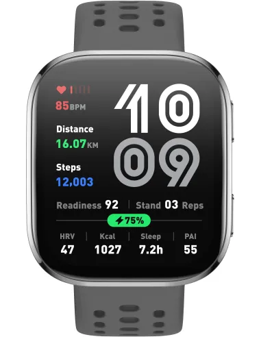 Amazfit Bip 6 Charcoal Reloj Smartwatch 1.97" 2000nits Mapas Offline 140 Deportes