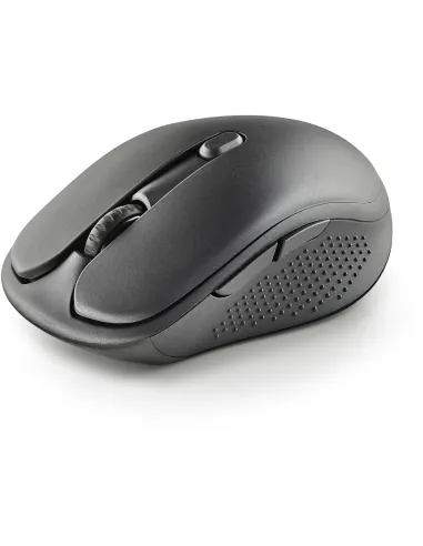 NGS Evo Rust Black Ratón Inalámbrico Recargable Teclas Silenciosas 1600DPI