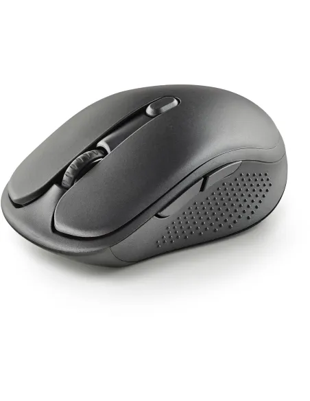 NGS Evo Rust Black Ratón Inalámbrico Recargable Teclas Silenciosas 1600DPI