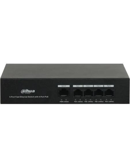 Dahua Poe DH-PFS3005-4ET-36 Switch 4 Puertos PoE + 1 Puerto Gigabit Ethernet
