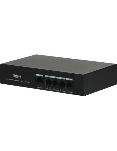 Dahua Poe DH-PFS3005-4ET-36 Switch 4 Puertos PoE + 1 Puerto Gigabit Ethernet