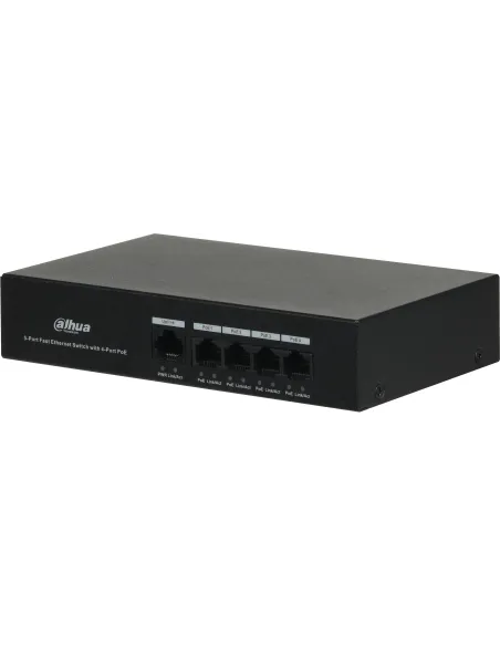 Dahua Poe DH-PFS3005-4ET-36 Switch 4 Puertos PoE + 1 Puerto Gigabit Ethernet