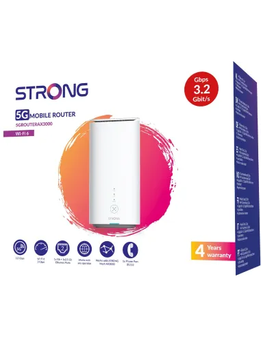 Strong 5GAX3000 Router Móvil Wifi 6 5G 3Gbps Blanco