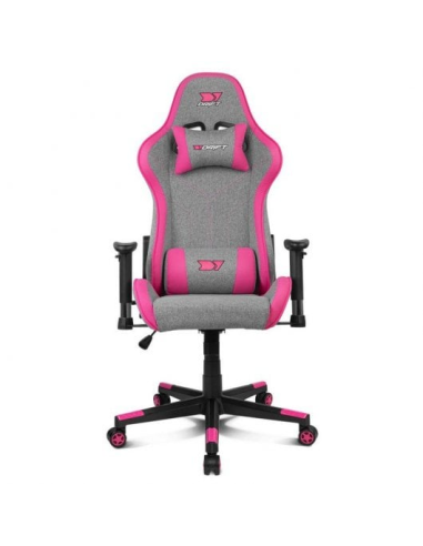 Drift DR90 Pro Silla Gaming Gris/Rosa