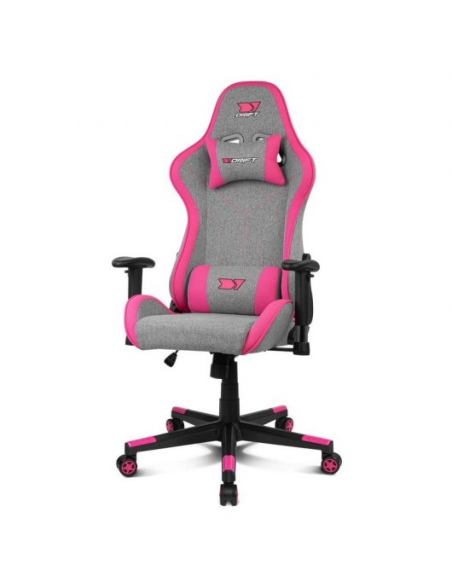 Drift DR90 Pro Silla Gaming Gris/Rosa