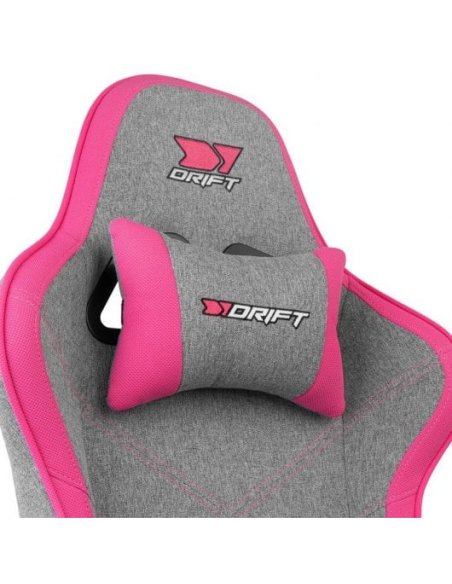 Drift DR90 Pro Silla Gaming Gris/Rosa