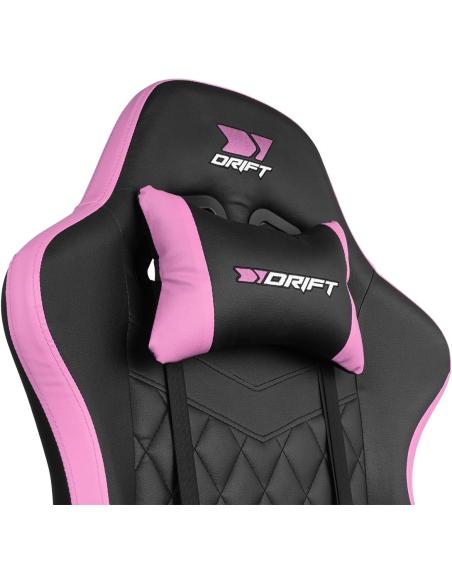 DRIFT DR35 Silla Gaming Negra/Rosa Fucsia
