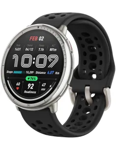 Amazfit Active 2 R W2437GL7N Smartwatch 1,32" 2,000nits Mapas Offline Plata Correa Negra-1393120