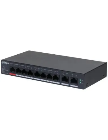 Dahua DH-CS4010-8GT-110 Switch Gestionado L2 8 Puertos Gigabit PoE + 2 Puertos Gigabit Ethernet
