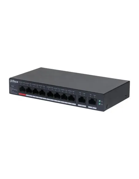Dahua DH-CS4010-8GT-110 Switch Gestionado L2 8 Puertos Gigabit PoE + 2 Puertos Gigabit Ethernet