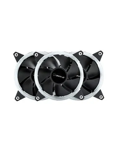 UNYKAch Candy 30 RGB Ring LED Kit 3x Ventiladores RGB 120mm + Controlador + Mando a Distancia