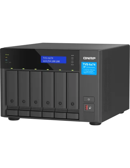 QNAP TVS-H674 Intel Core i5-12400/32GB 6 Bahías