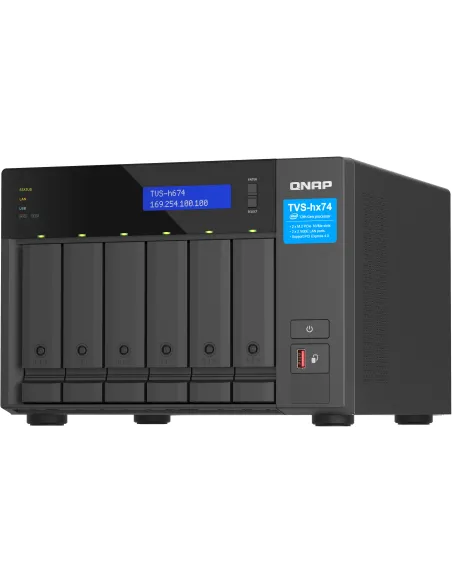 QNAP TVS-H674 Intel Core i5-12400/32GB 6 Bahías