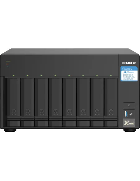 QNAP TS-832PX NAS Annapurna Labs Al324/4GB 8 Bahías