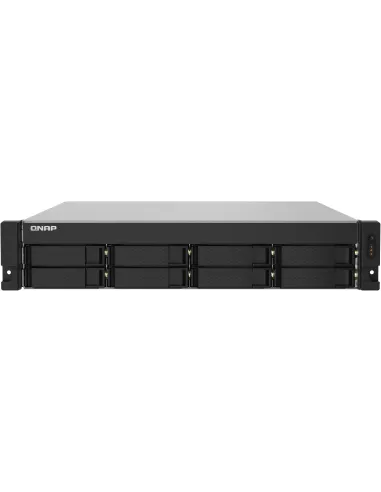 QNAP TS-832PXU-RP NAS Bastidor 2U 8 Bahías Negro