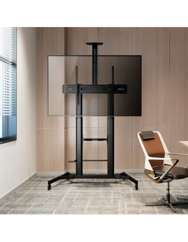Aisens FT100TE-171 Soporte de Suelo para Monitor/TV de 60-100" Máx. 100KG Negro