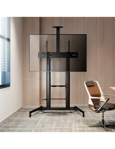 Aisens FT100TE-171 Soporte de Suelo para Monitor/TV de 60-100" Máx. 100KG Negro