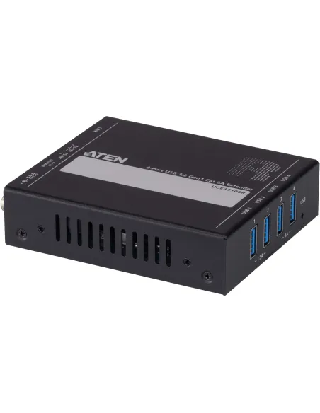 Aten UCE33100-AT-B ampliador de Red Transmisor y Receptor de Red Negro