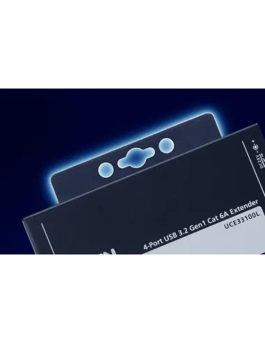 Aten UCE33100-AT-B ampliador de Red Transmisor y Receptor de Red Negro