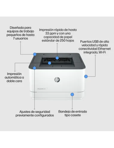 HP LaserJet Pro 3002dw Impresora Láser Monocromo Wifi Dúplex
