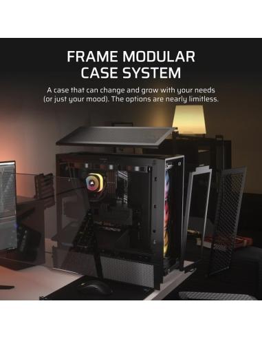 Corsair FRAME 4000D RS Cristal Templado USB 3.2 Negra
