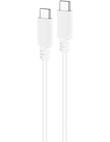Nanocable 10.01.2301-W Cable USB-C/USB-C 1m Blanco