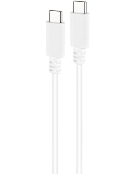Nanocable 10.01.2301-W Cable USB-C/USB-C 1m Blanco