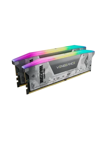 Corsair Vengeance RGB CMH32GX5M2B6000Z30W-WZ DDR5 6000MHz 32GB (2x16GB) CL 30 AMD EXPO & Intel XMP Warzone Edition Gris