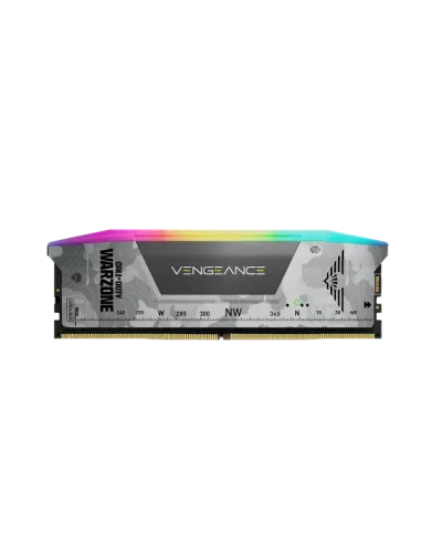 Corsair Vengeance RGB CMH32GX5M2B6000Z30W-WZ DDR5 6000MHz 32GB (2x16GB) CL 30 AMD EXPO & Intel XMP Warzone Edition Gris