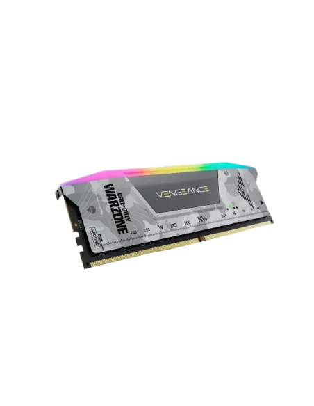 Corsair Vengeance RGB CMH32GX5M2B6000Z30W-WZ DDR5 6000MHz 32GB (2x16GB) CL 30 AMD EXPO & Intel XMP Warzone Edition Gris