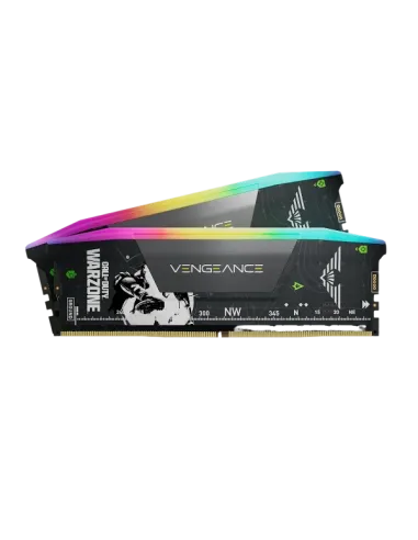 Corsair Vengeance RGB CMH32GX5M2B6000Z30-WZ DDR5 6000MHz 32GB (2x16GB) CL 30 AMD EXPO & Intel XMP Warzone Edition Negro