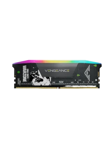 Corsair Vengeance RGB CMH32GX5M2B6000Z30-WZ DDR5 6000MHz 32GB (2x16GB) CL 30 AMD EXPO & Intel XMP Warzone Edition Negro