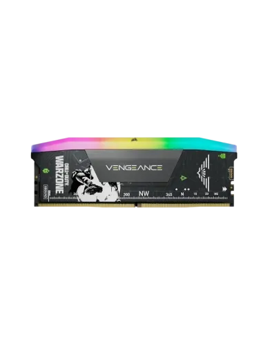 Corsair Vengeance RGB CMH32GX5M2B6000Z30-WZ DDR5 6000MHz 32GB (2x16GB) CL 30 AMD EXPO & Intel XMP Warzone Edition Negro