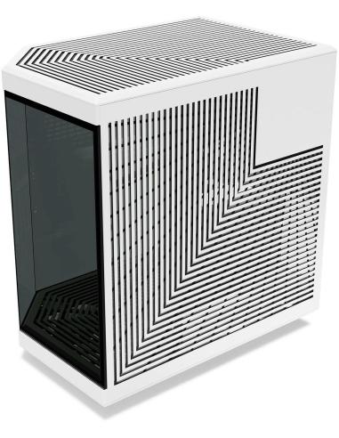 Hyte Y70 Mid Tower Cristal Templado Negra/Blanca