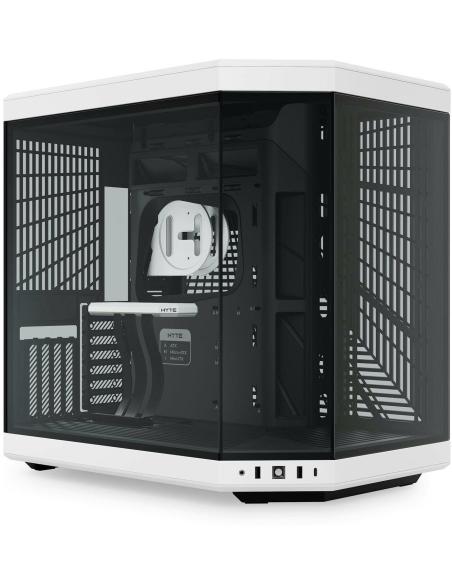 Hyte Y70 Mid Tower Cristal Templado Negra/Blanca
